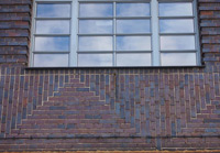Pumpspeicherwerk Niederwartha, Fassadenmaterial Klinker
