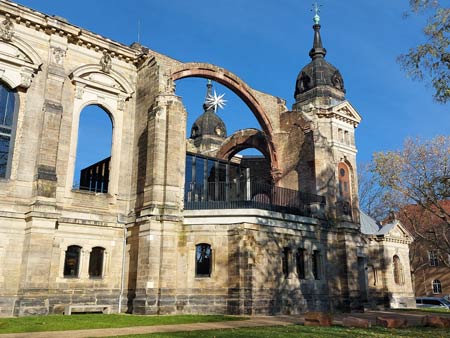 Jugendkirche Johannstadt, Ausbau der Ruine. Architektur: Code Unique 2022