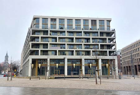 Großstadtarchitektur am Postplatz von Peter Zirkel Architekten 2022