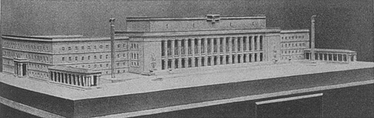 Modell Gauhaus Dresden 1938 - Entwurf Wilhelm Kreis