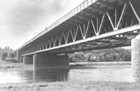 Autobahnbrücke Kaditz bei Dresden  - 1936